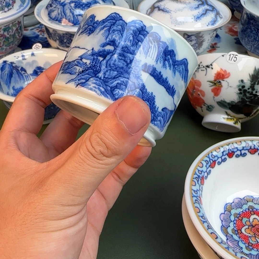 彦祖纯手工手绘茶具45