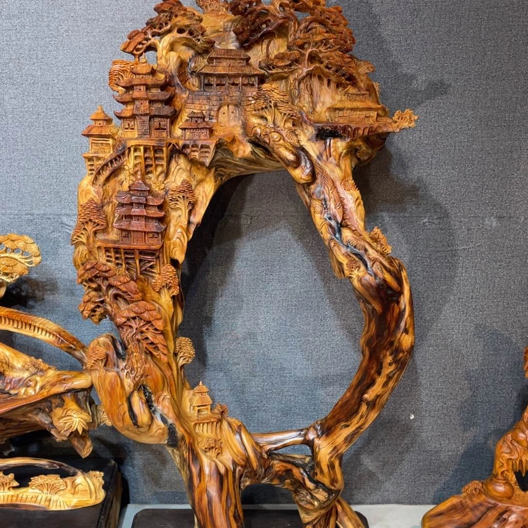 港***仔柏木（崖柏）崖柏造型意境山水