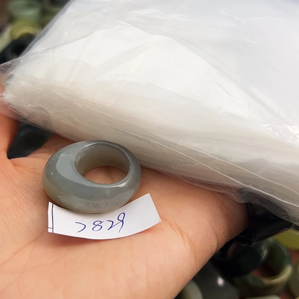 【闪购商品】未镶嵌蛇纹石玉戒指이*