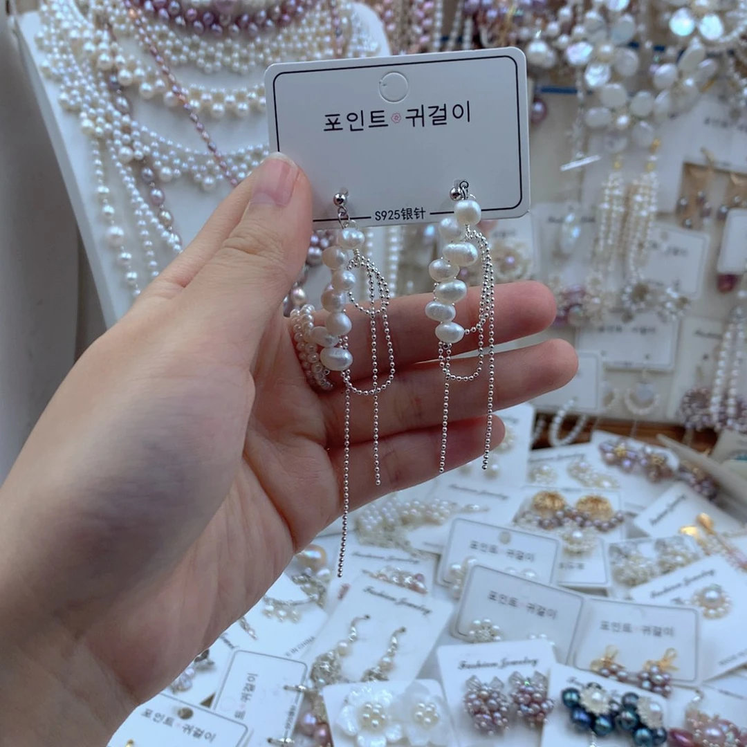 颈饰合金淡水珍珠