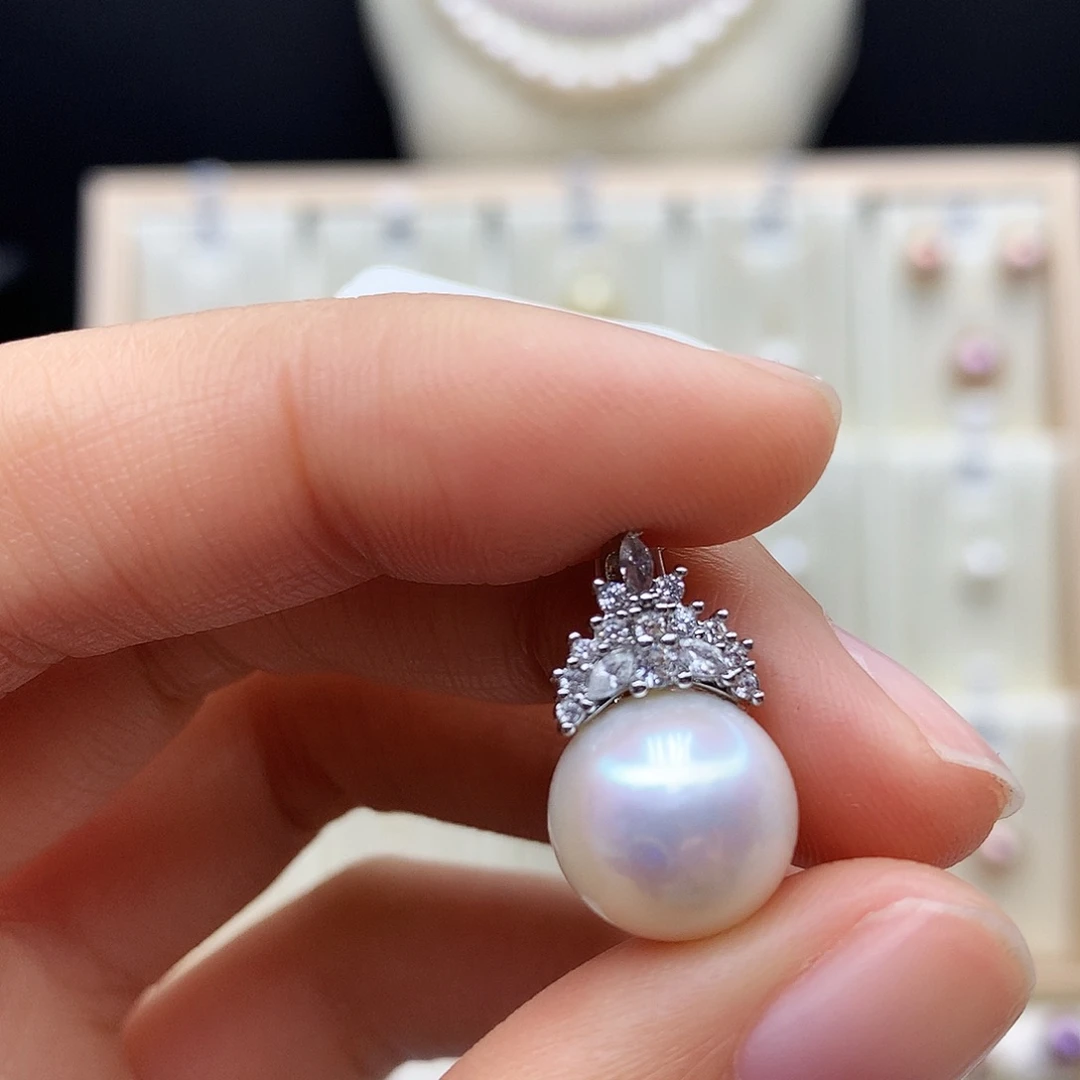 合金淡水珍珠颈饰