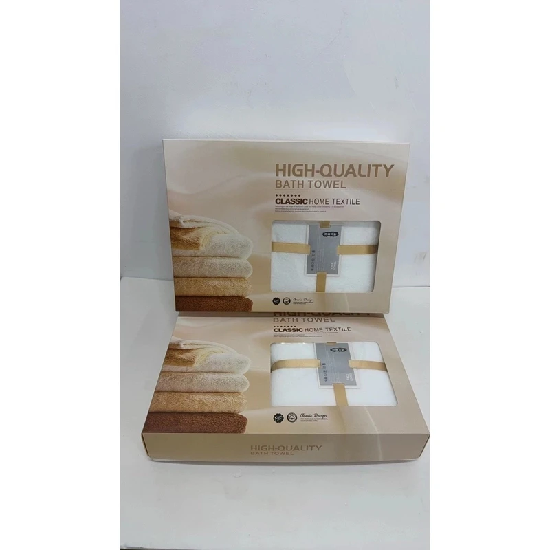 浴巾毛巾珊瑚绒三件套礼盒装