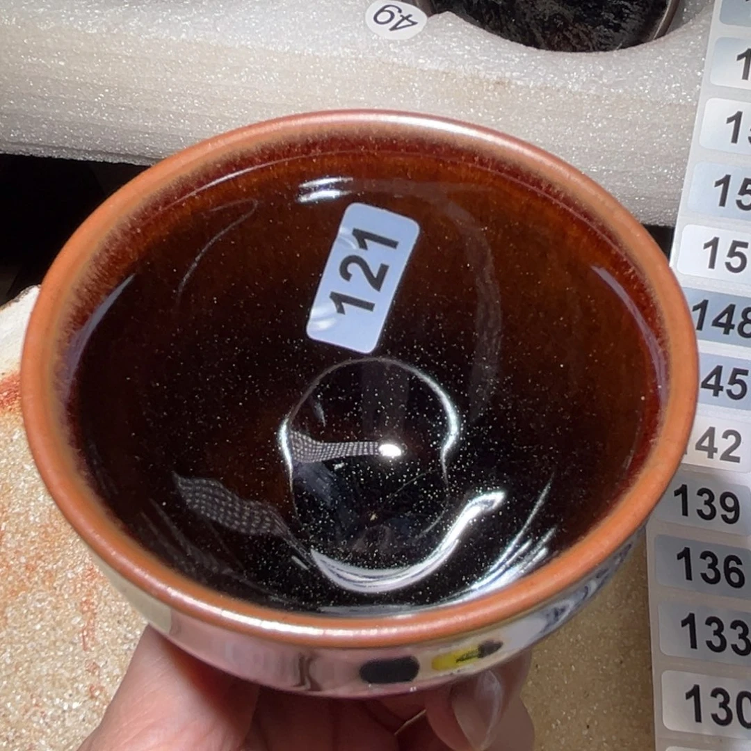 *****茶盏全手工原矿原釉建盏