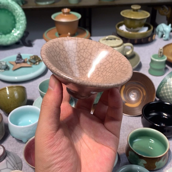 龙泉青瓷手工斗笠