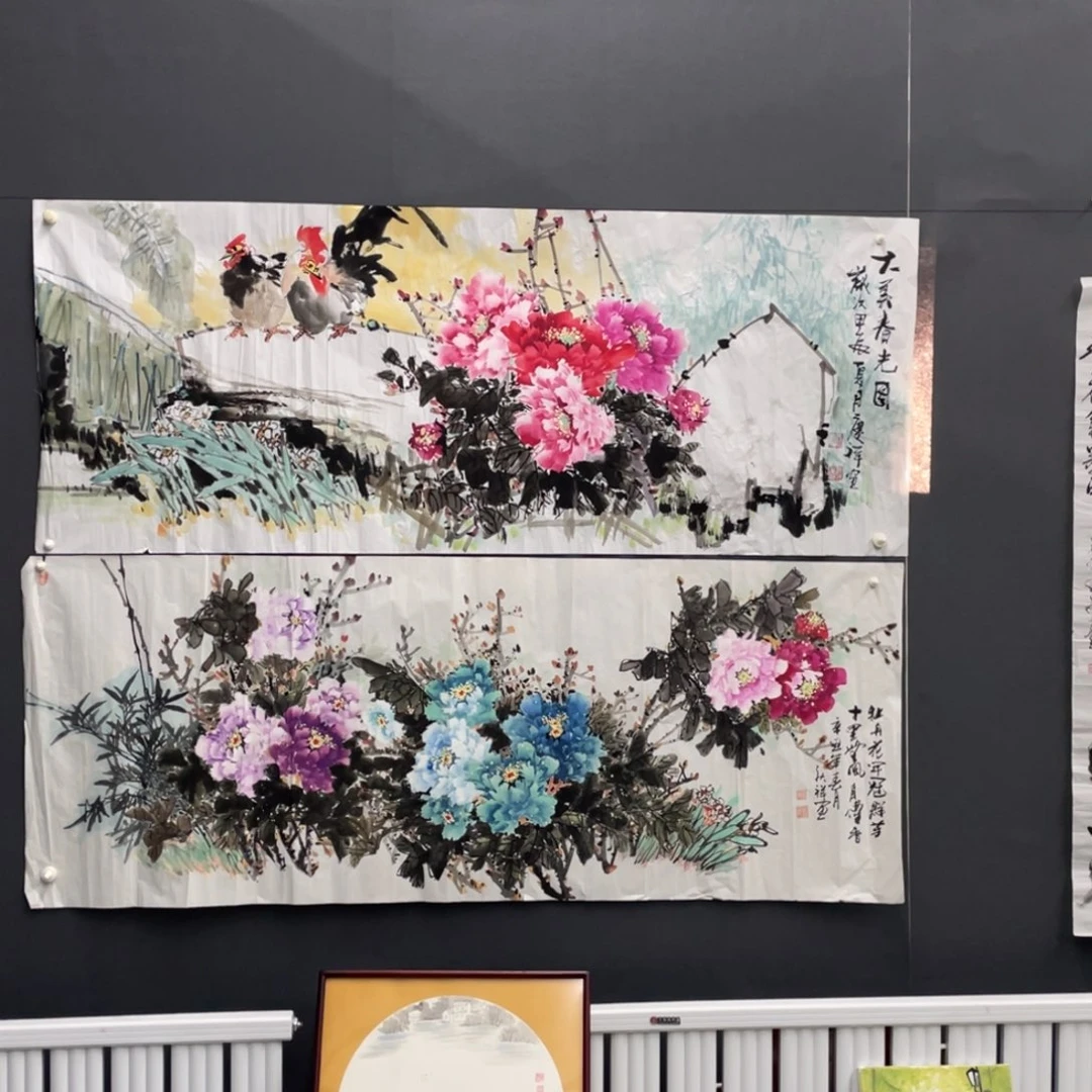 国画幽**廊小六作品花鸟111111