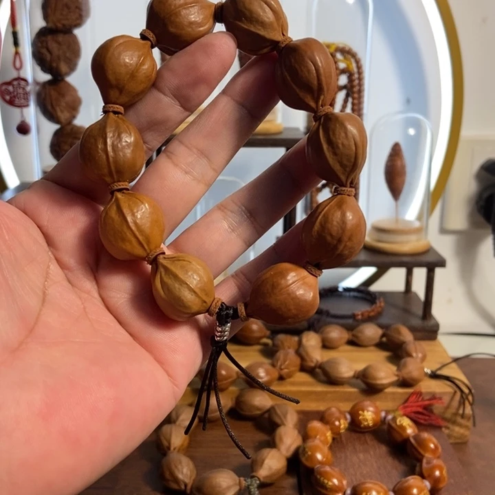 橄榄核吊坠20 x24梅林铁核