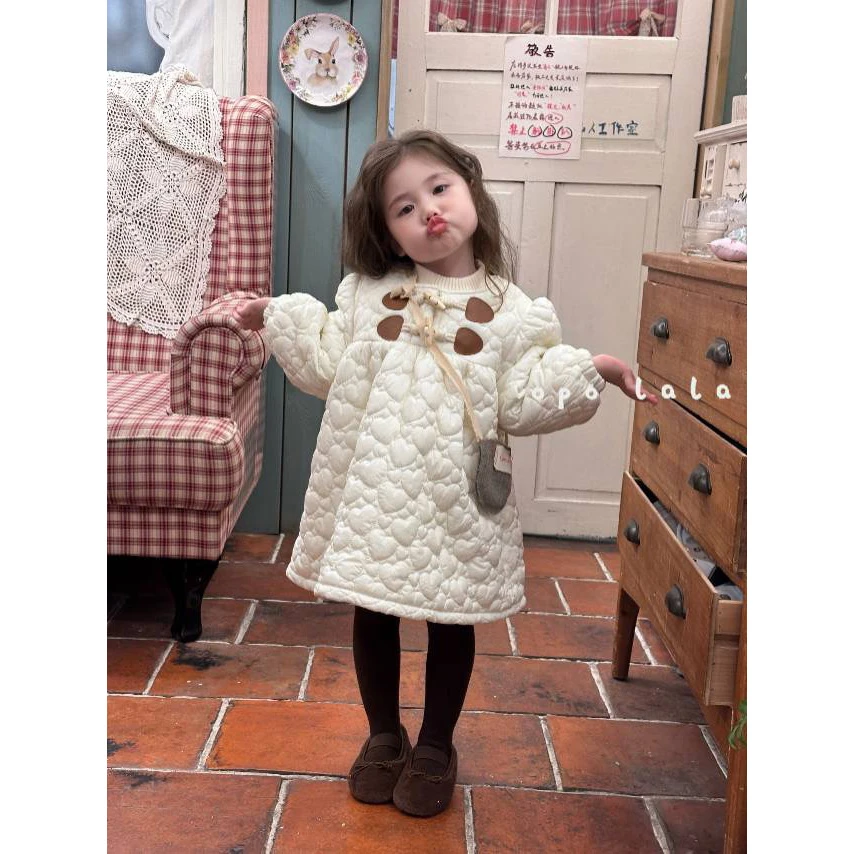 D6963-Opo La La冬加棉连衣裙