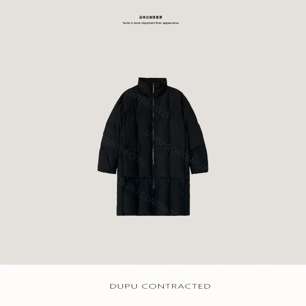 DUPU CONTRACTED 鹅绒系列/高密三防双面绗穿轻盈长款羽绒大衣