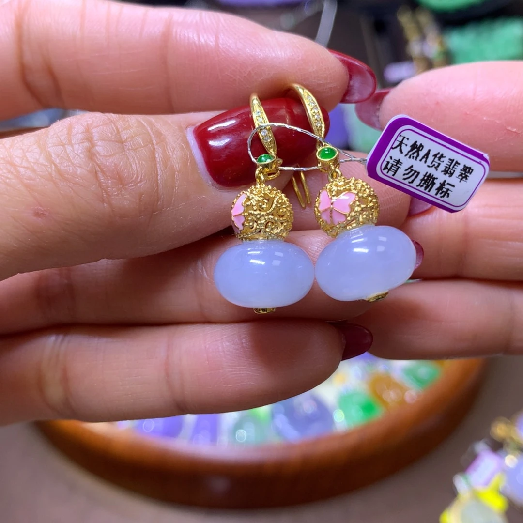 【闪购商品】翡翠颈饰18K金镶嵌翡翠