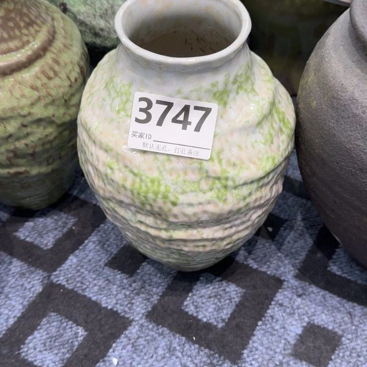 寻***瓷片景德镇高温花器编码3747高28口8默认无孔