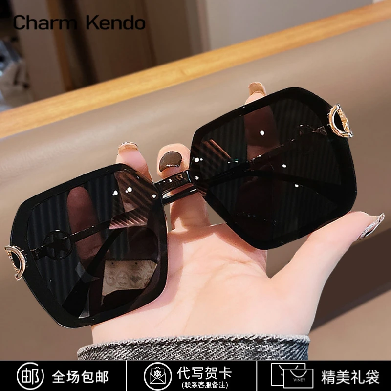Charm Kendo墨镜女太阳镜2025款偏光时尚夏季防紫外线高级感眼镜