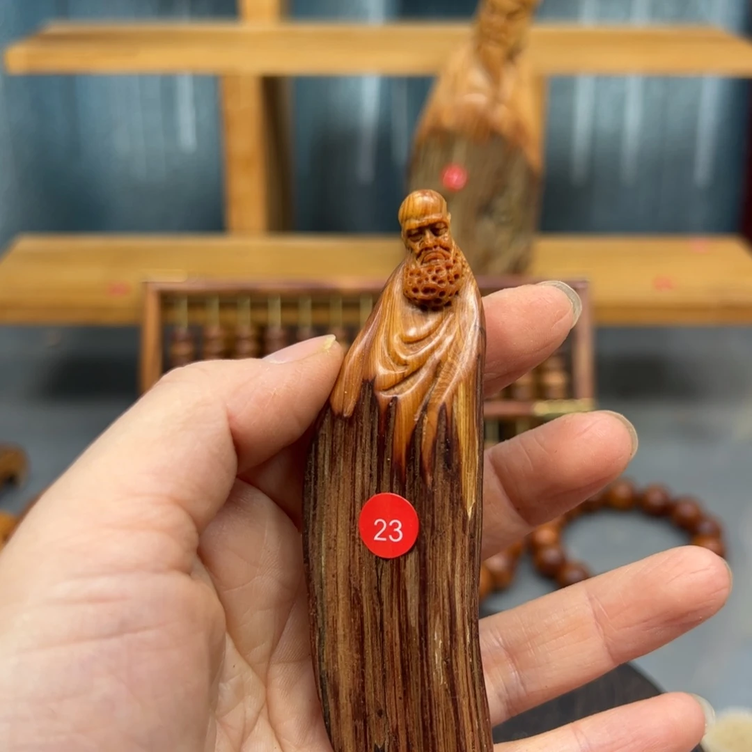 霸***道木崖柏木摆件手把件