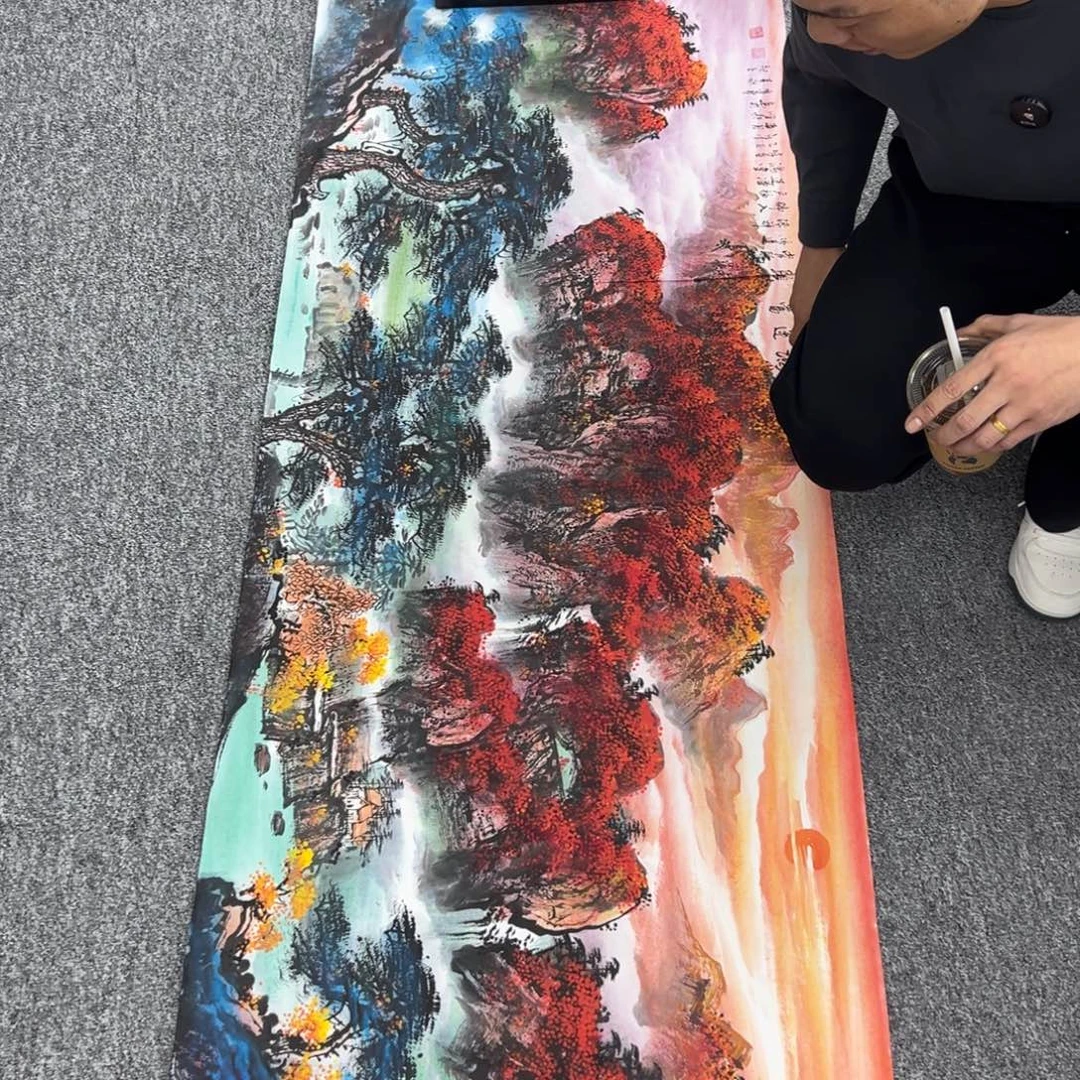 国画纯手绘字画宣纸