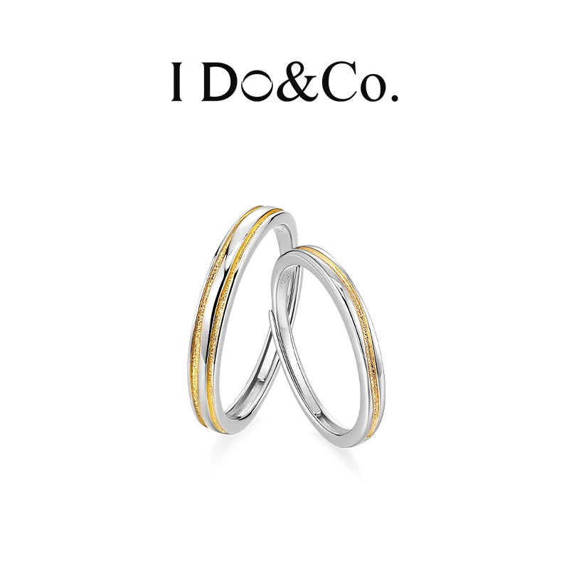 I Do&Co. 925银戒指 丰饶之爱情侣对戒小众时尚款 生日礼物送女友
