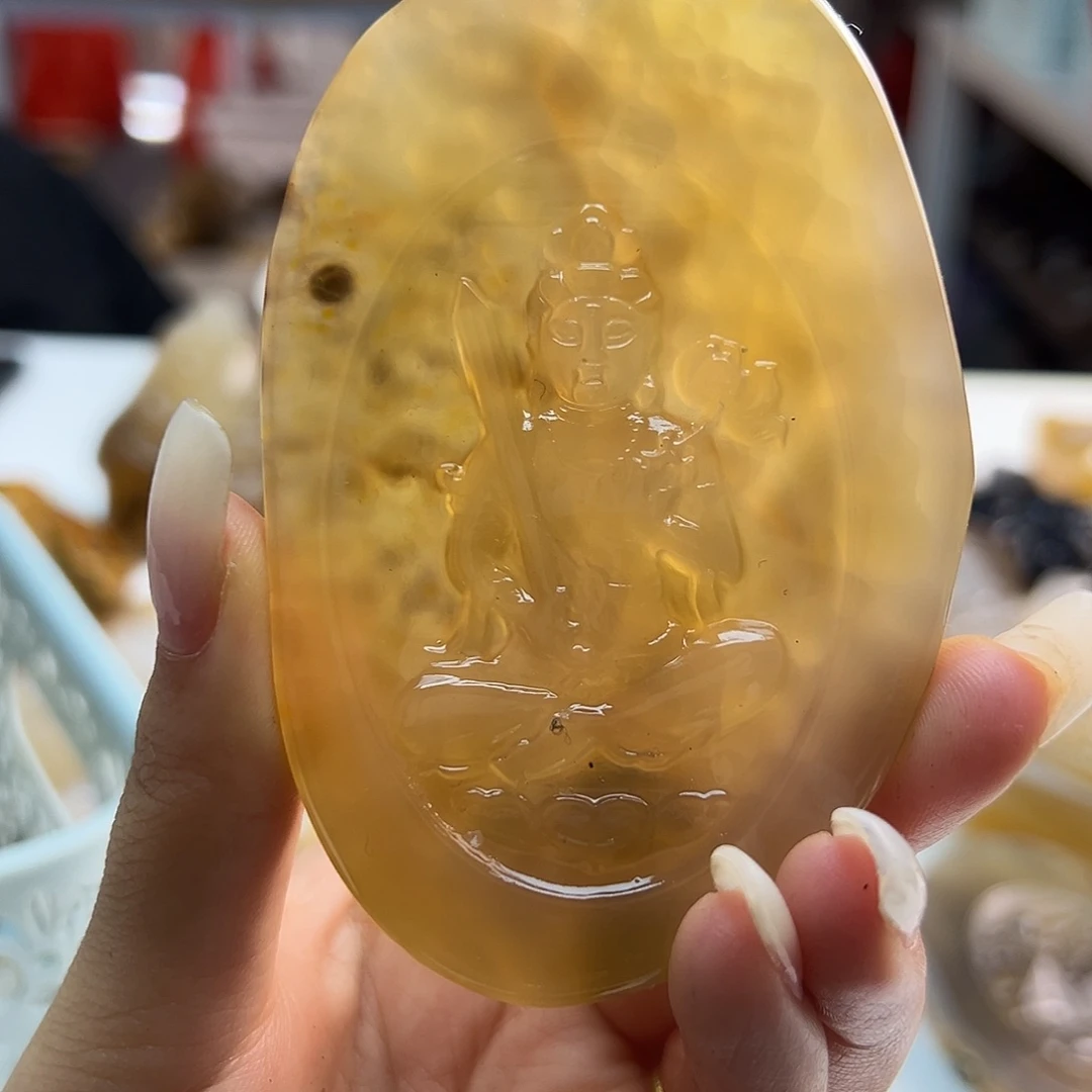 玛瑙/玉髓未镶嵌吊坠(不含链)