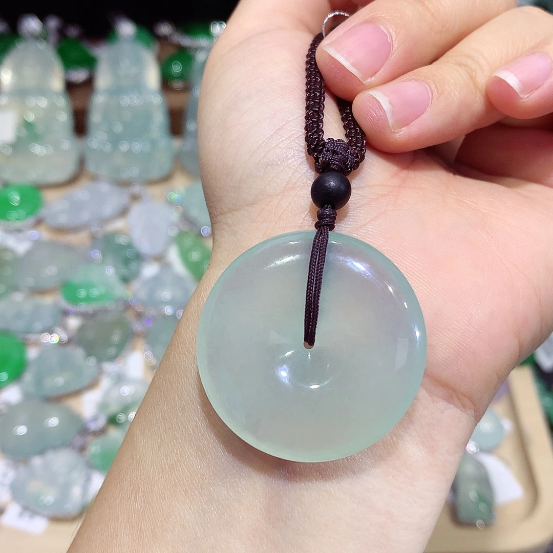颈饰未镶嵌翡翠扣子