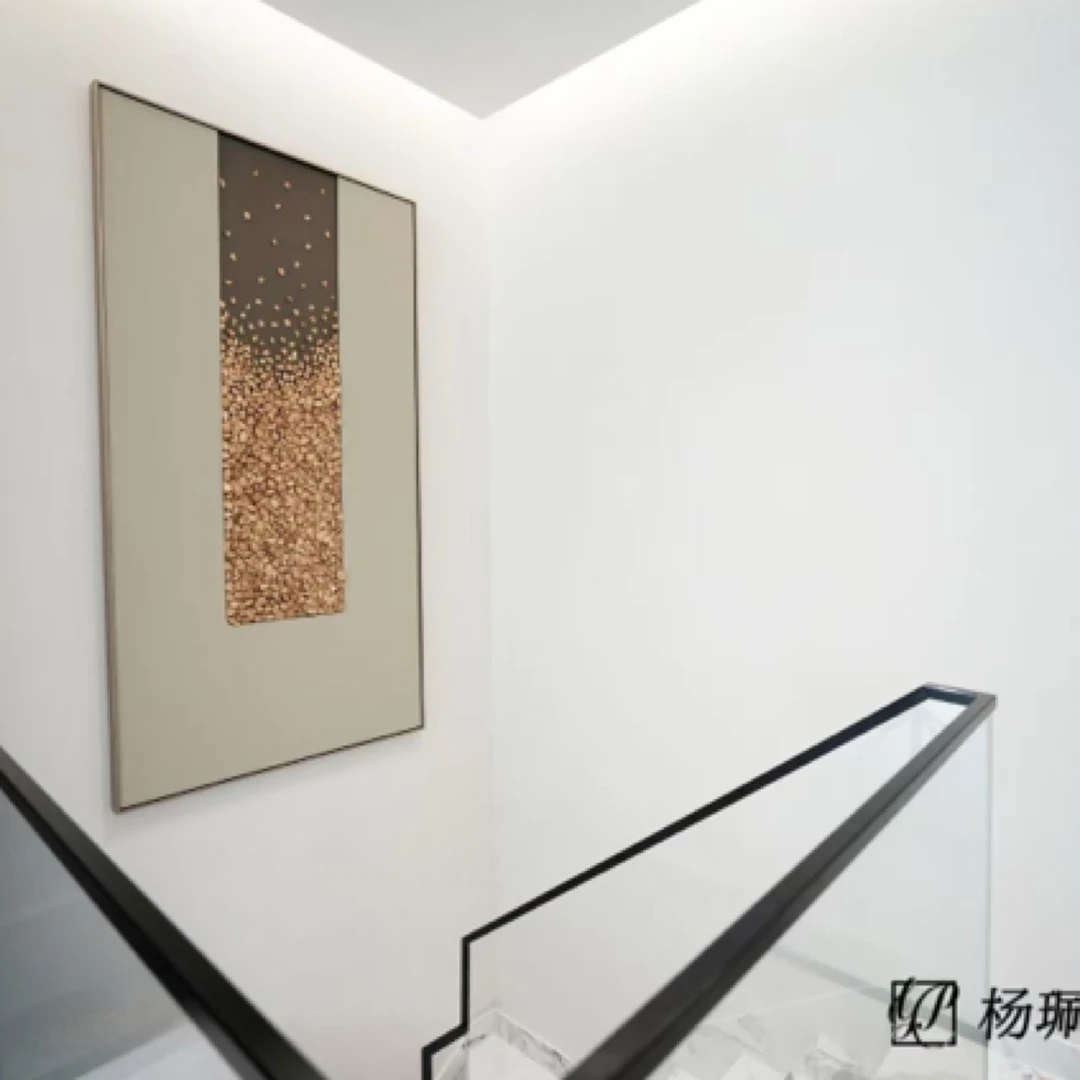 『万贯』 轻奢立体石子手工装饰画入户玄关客厅走廊过道