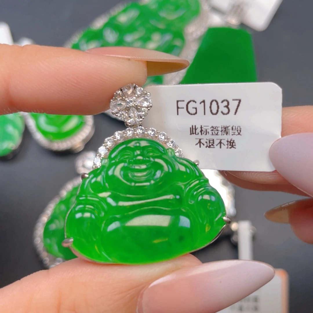 【闪购商品】颈饰银S925镶嵌翡翠神***侠翡翠