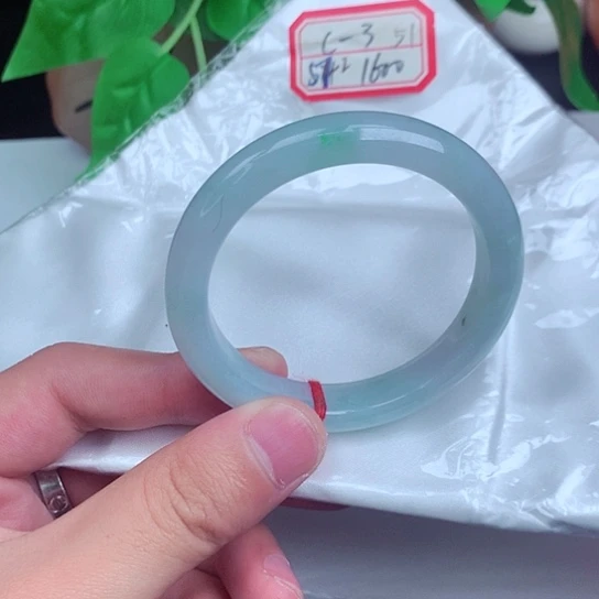 翡翠手镯未镶嵌正圈043