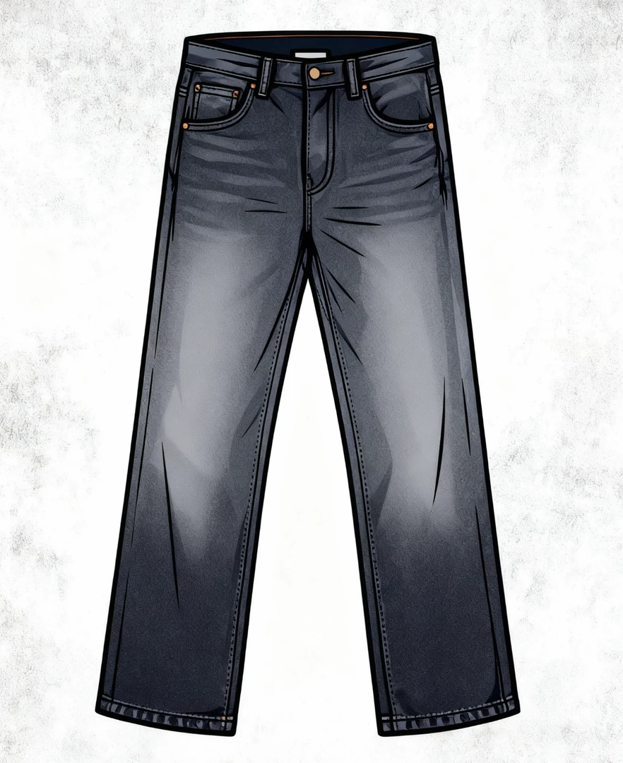 88006新品爆款时尚百搭潮牌牛仔裤