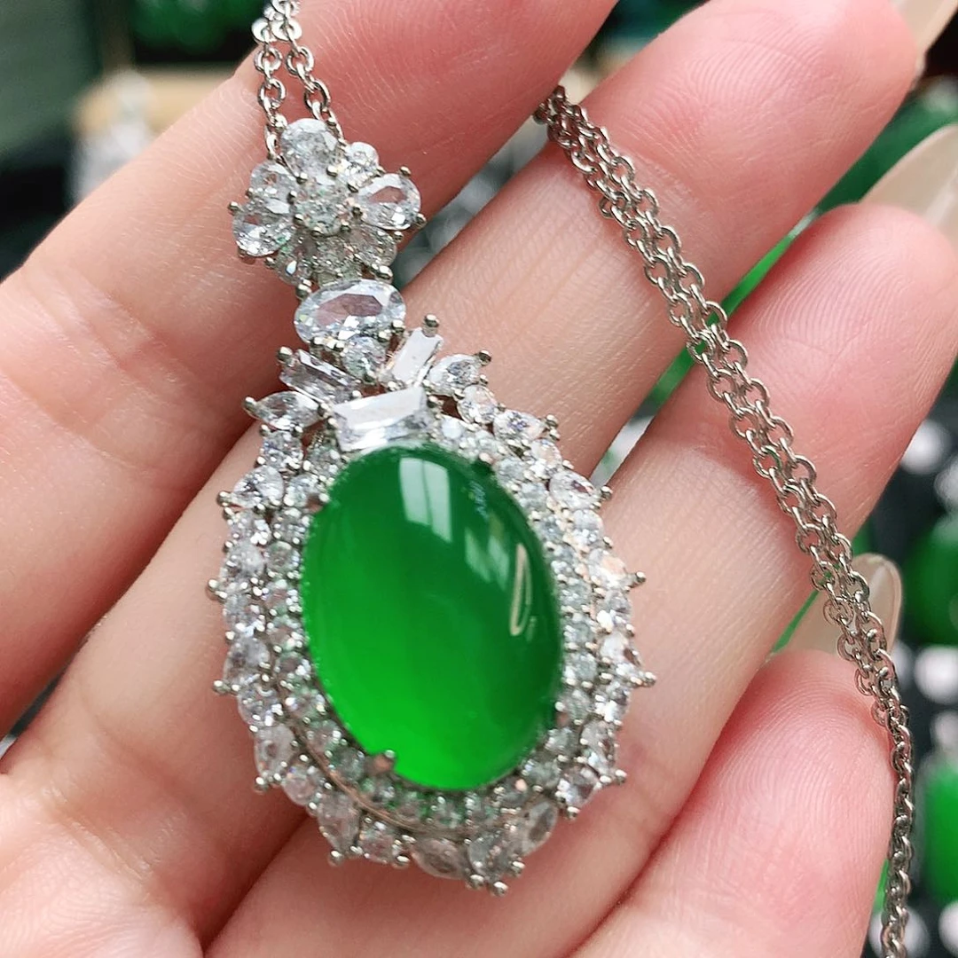 玛瑙/玉髓吊坠合金