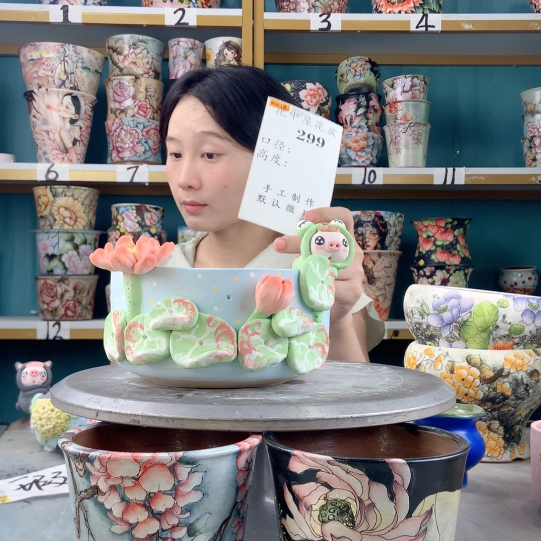 扎***子景德镇手工瑕疵299