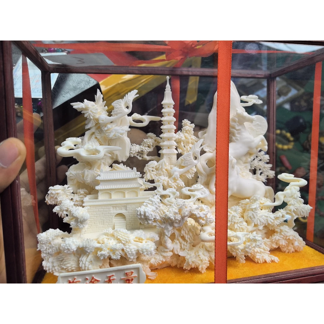 猛犸牙前途无量摆件