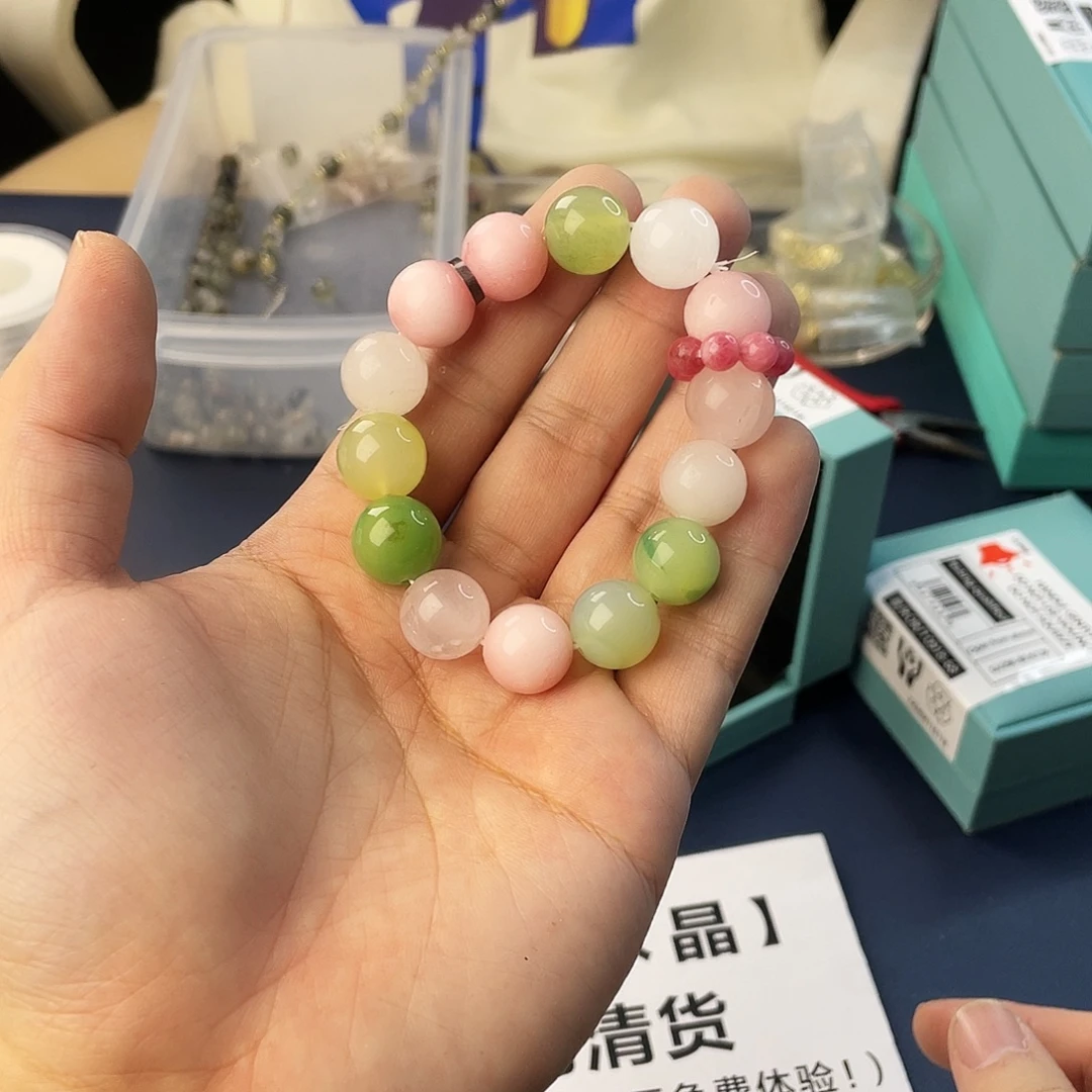 水晶银S925镶嵌手链
