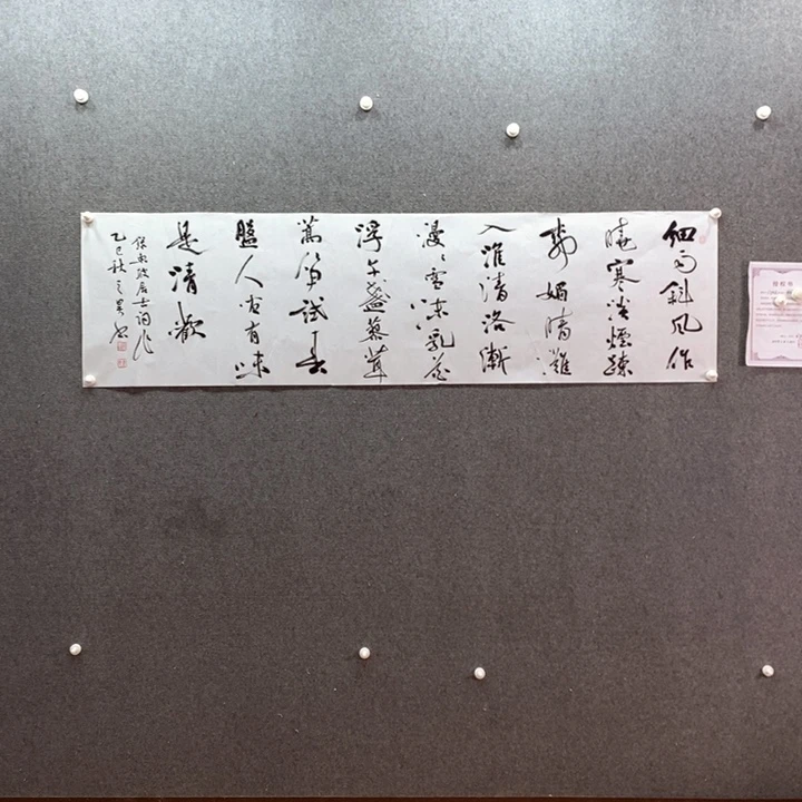 书法书法作品多次参加