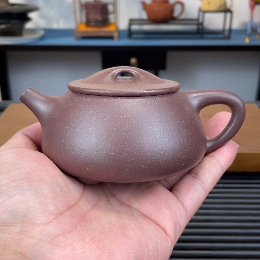 茶壶紫砂底槽青景舟石瓢230cc