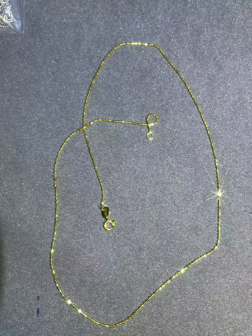 a2626黄色双叠珠链多样性发货