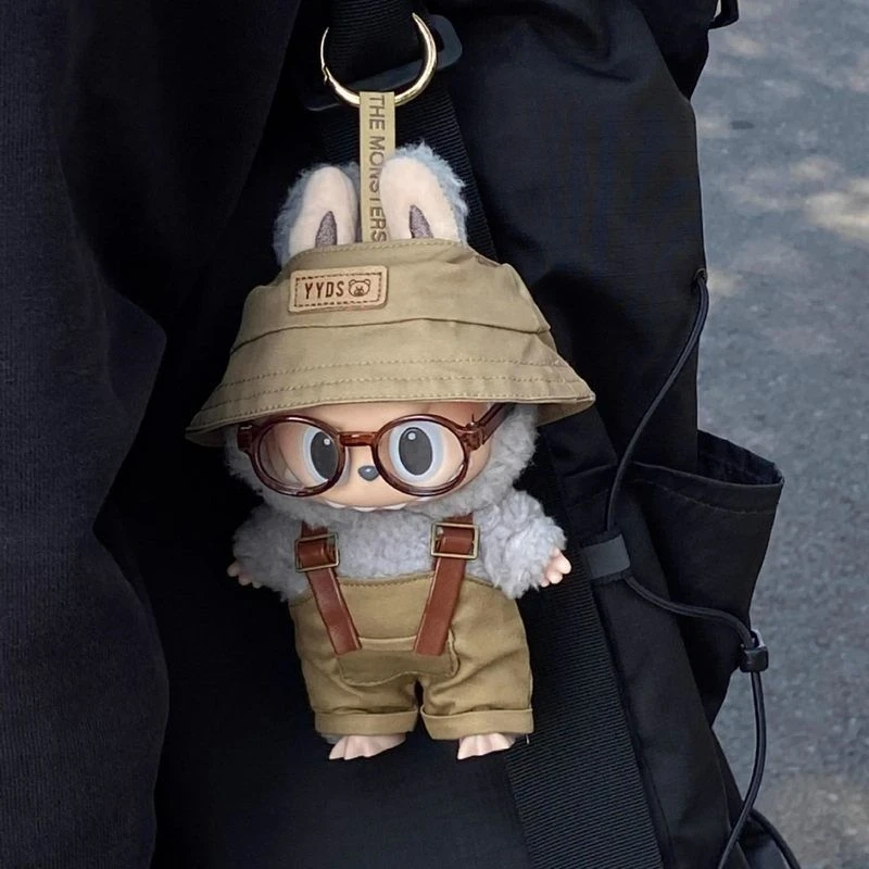 【仅售娃衣】拉布布娃衣坐坐派对17cm搪胶盲盒挂件一代二代娃衣替