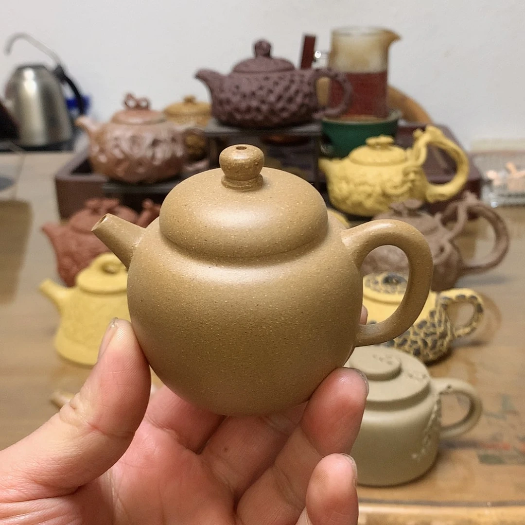 茶壶紫砂明式龙蛋150cc老段泥