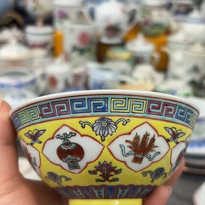 用***1摆件景德镇陶瓷小碗