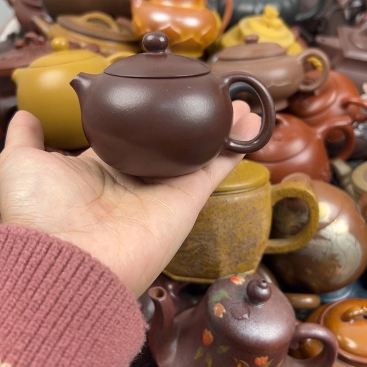 茶壶紫砂壶口跳砂