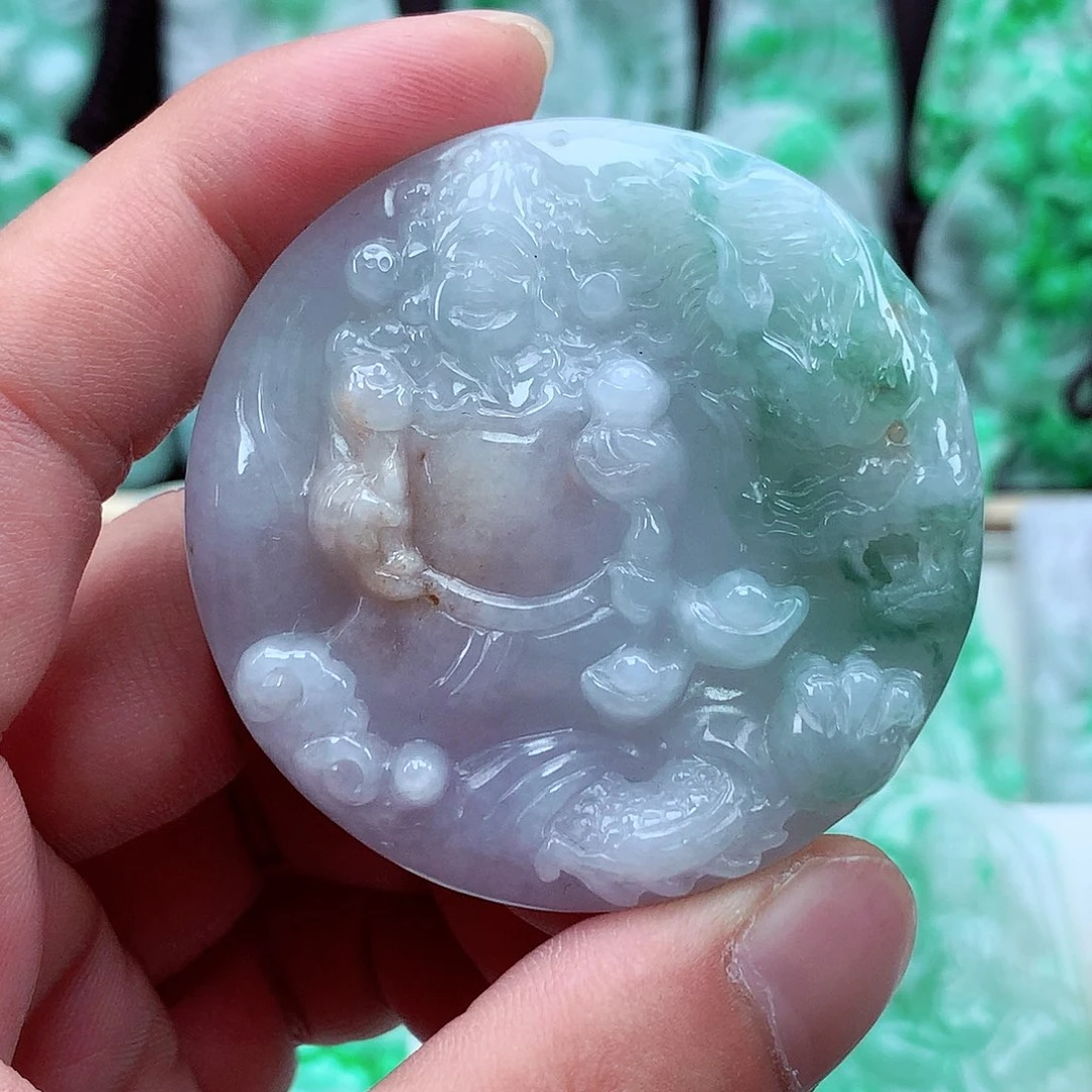 翡翠未镶嵌颈饰翡翠吊坠