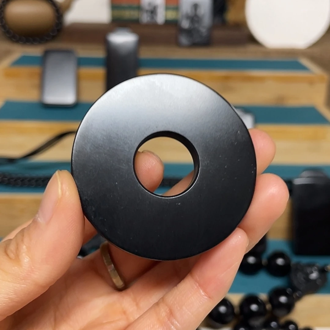 【闪购商品】和田玉（墨玉）未镶嵌吊坠(不含链)^****1