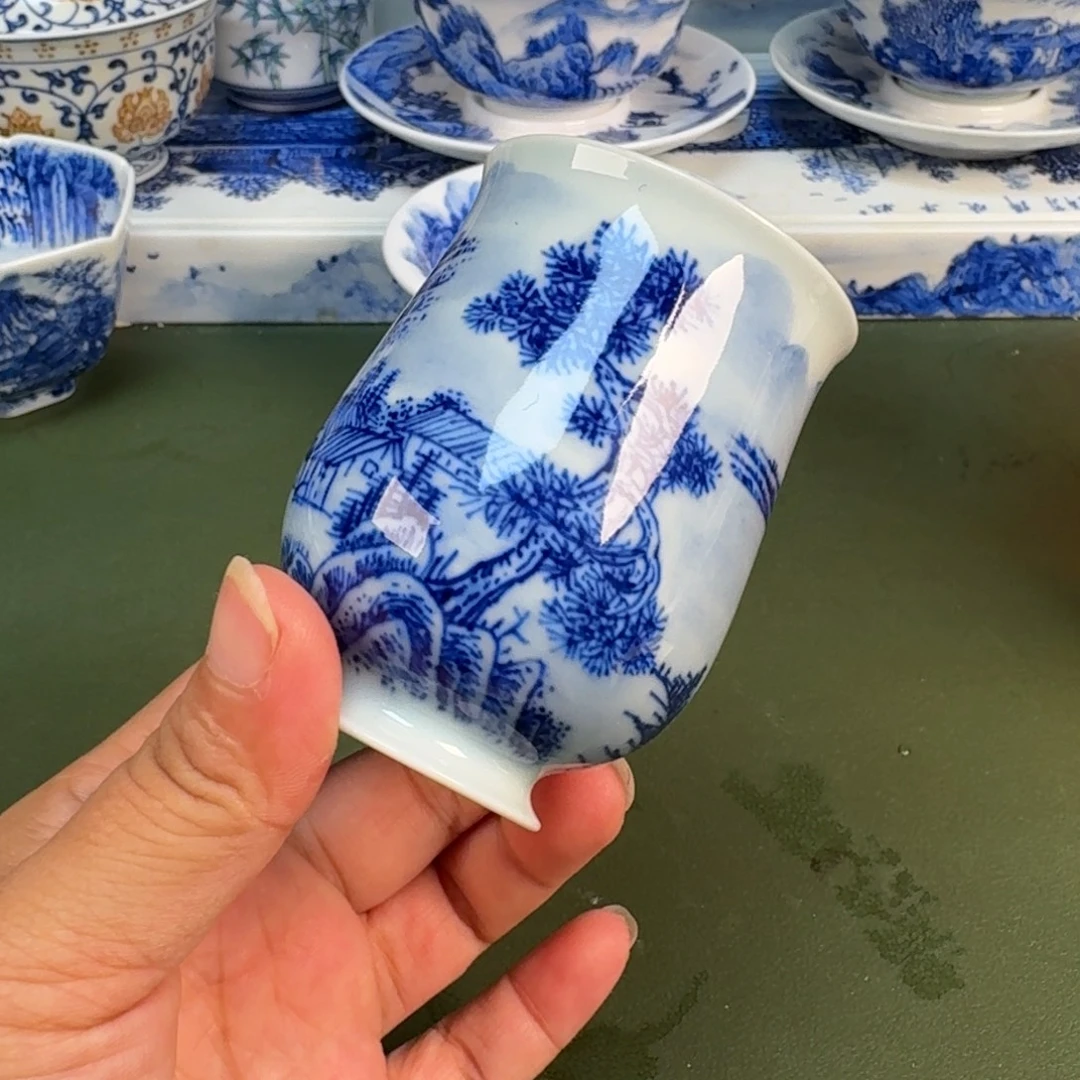 景德镇纯手绘茶具圆圆211