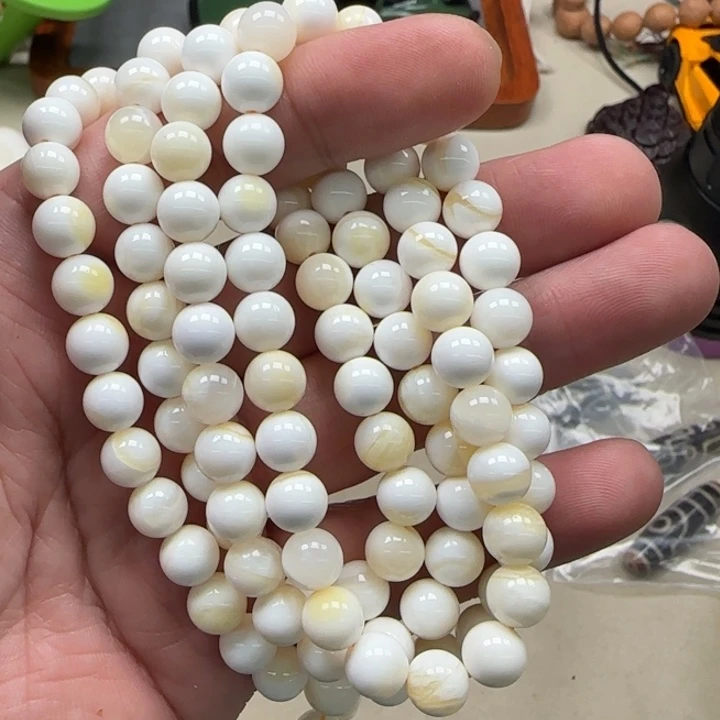 白玉菩提吊坠白色337