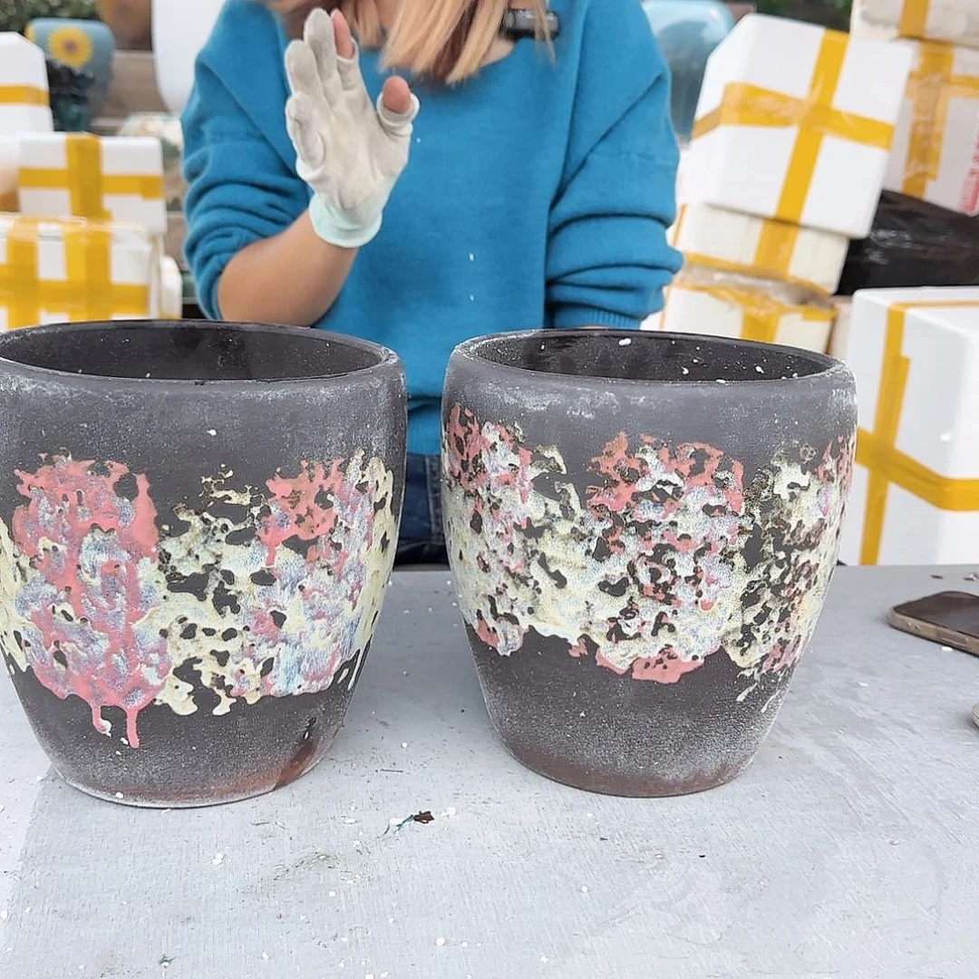 紫砂花盆王嫂花盆1019-546高20口18