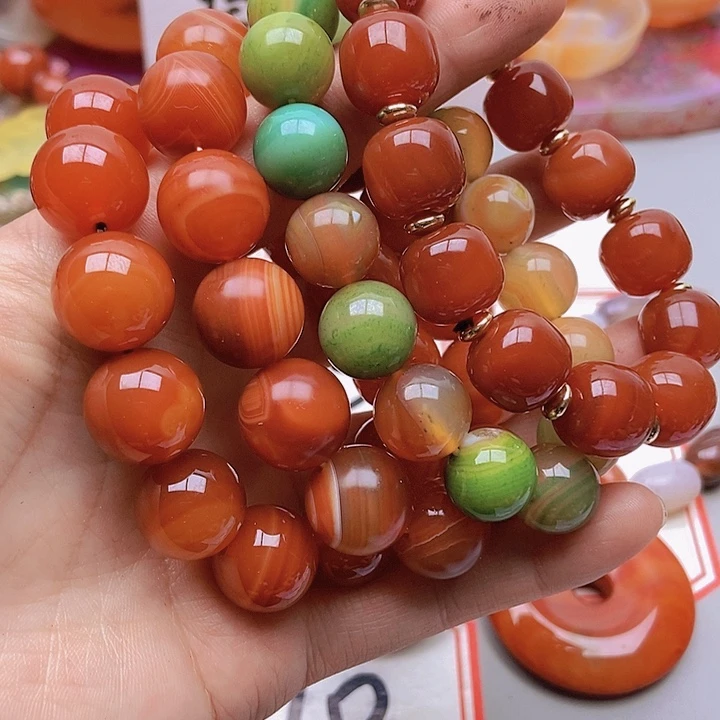 【闪购商品】玛瑙/玉髓珠宝半成品未镶嵌卡****搭