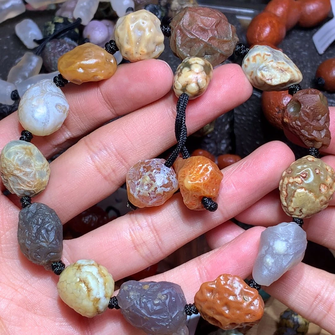 未镶嵌玛瑙/玉髓珠宝半成品