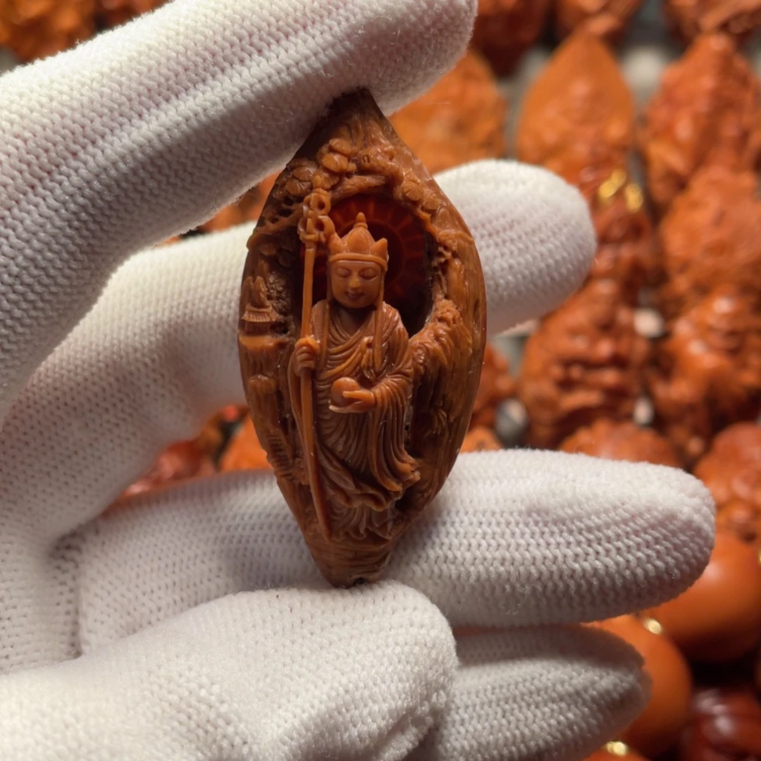 橄榄核手串/手链佛光地藏