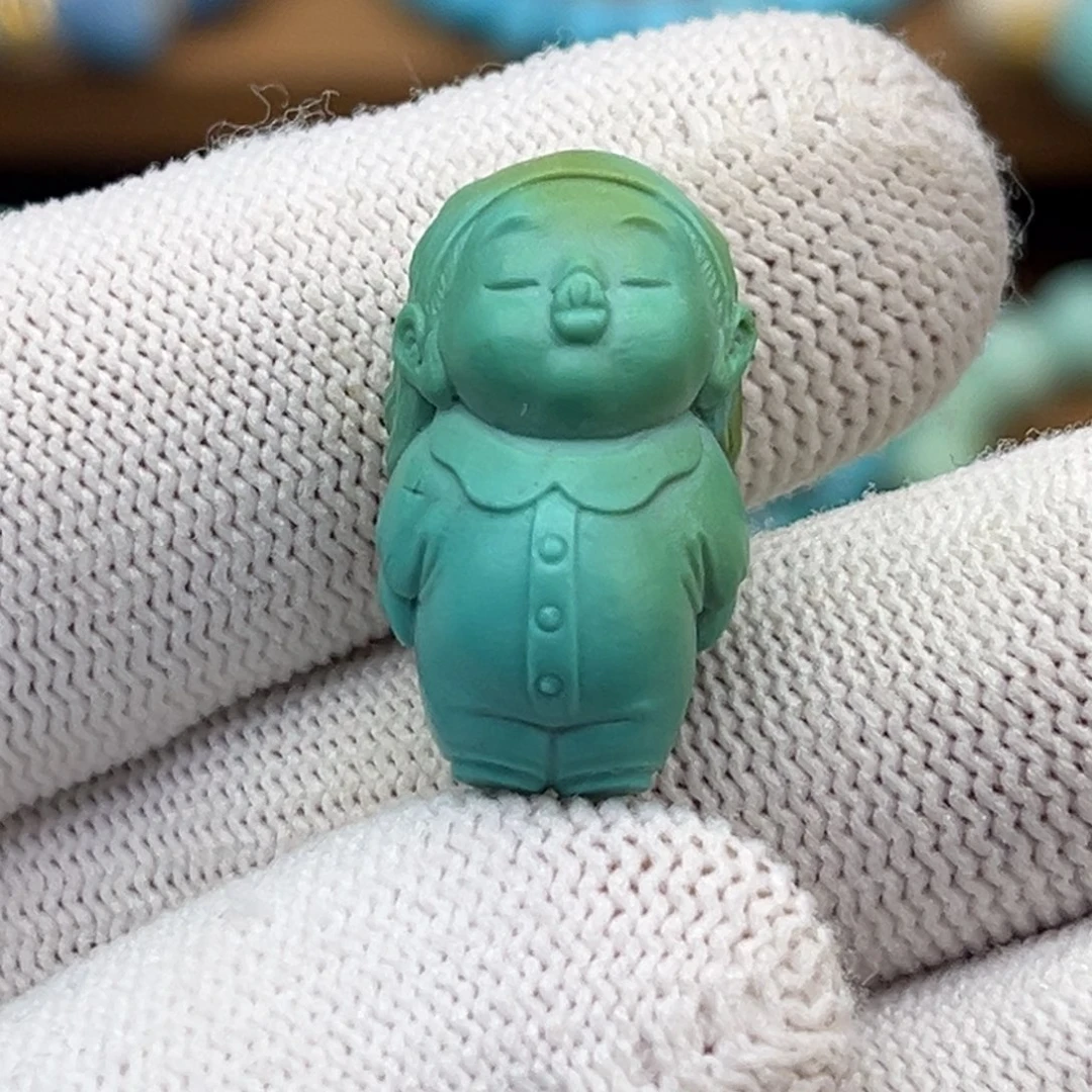 未镶嵌绿松石珠宝奇石