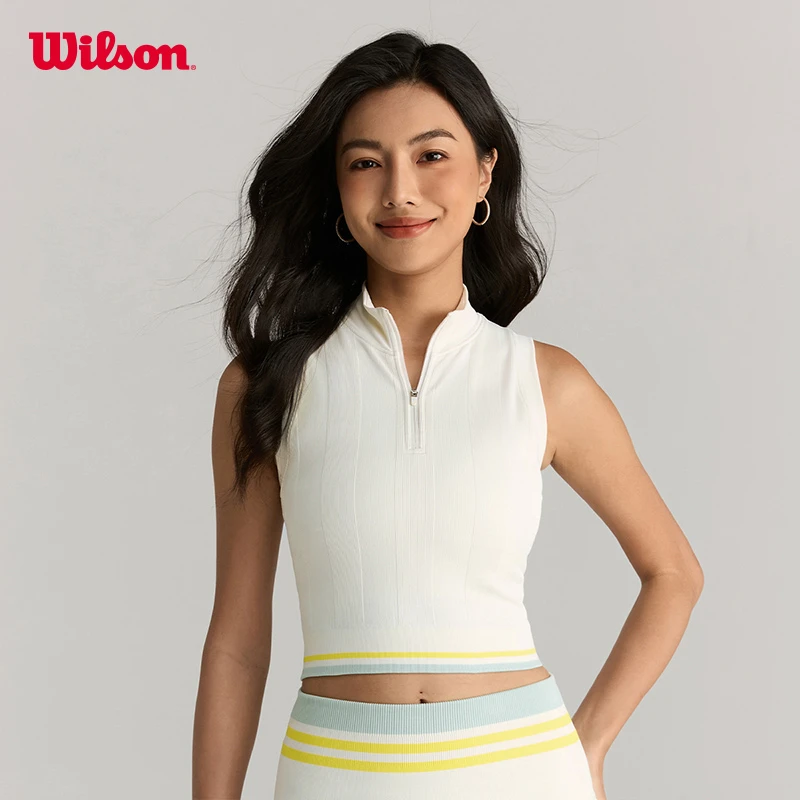 Wilson威尔胜官方流光风女士ALL IN ONE一体织网球背心WW20050