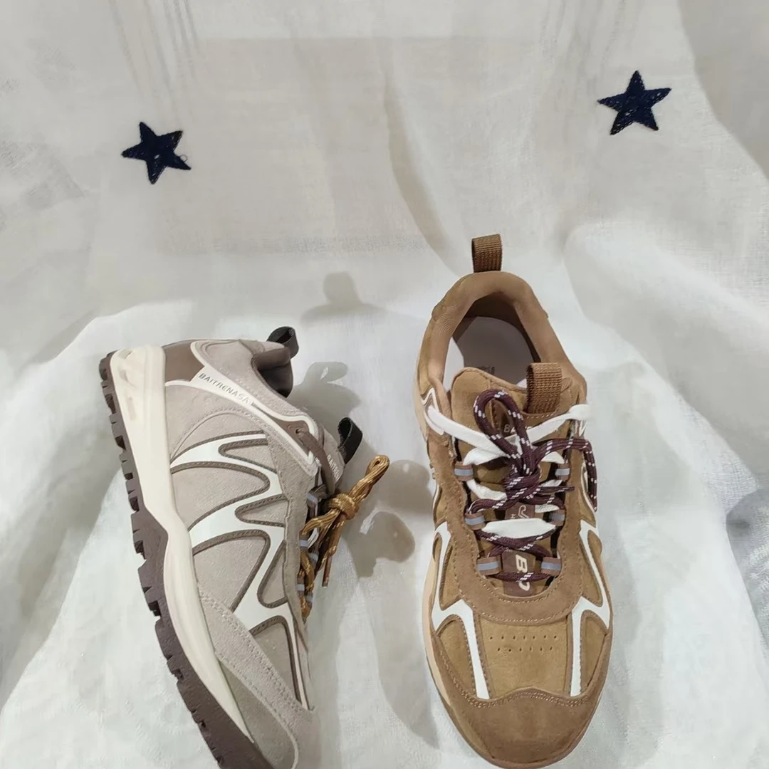 老爹鞋时尚复古鞋子鞋女士运动鞋休闲鞋舒适系带