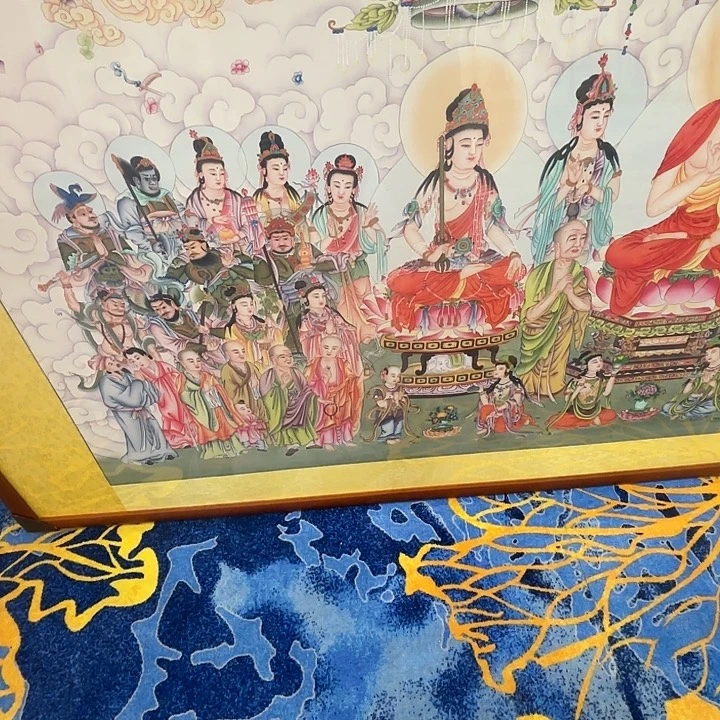 自***声卷轴画唐卡作品欣赏