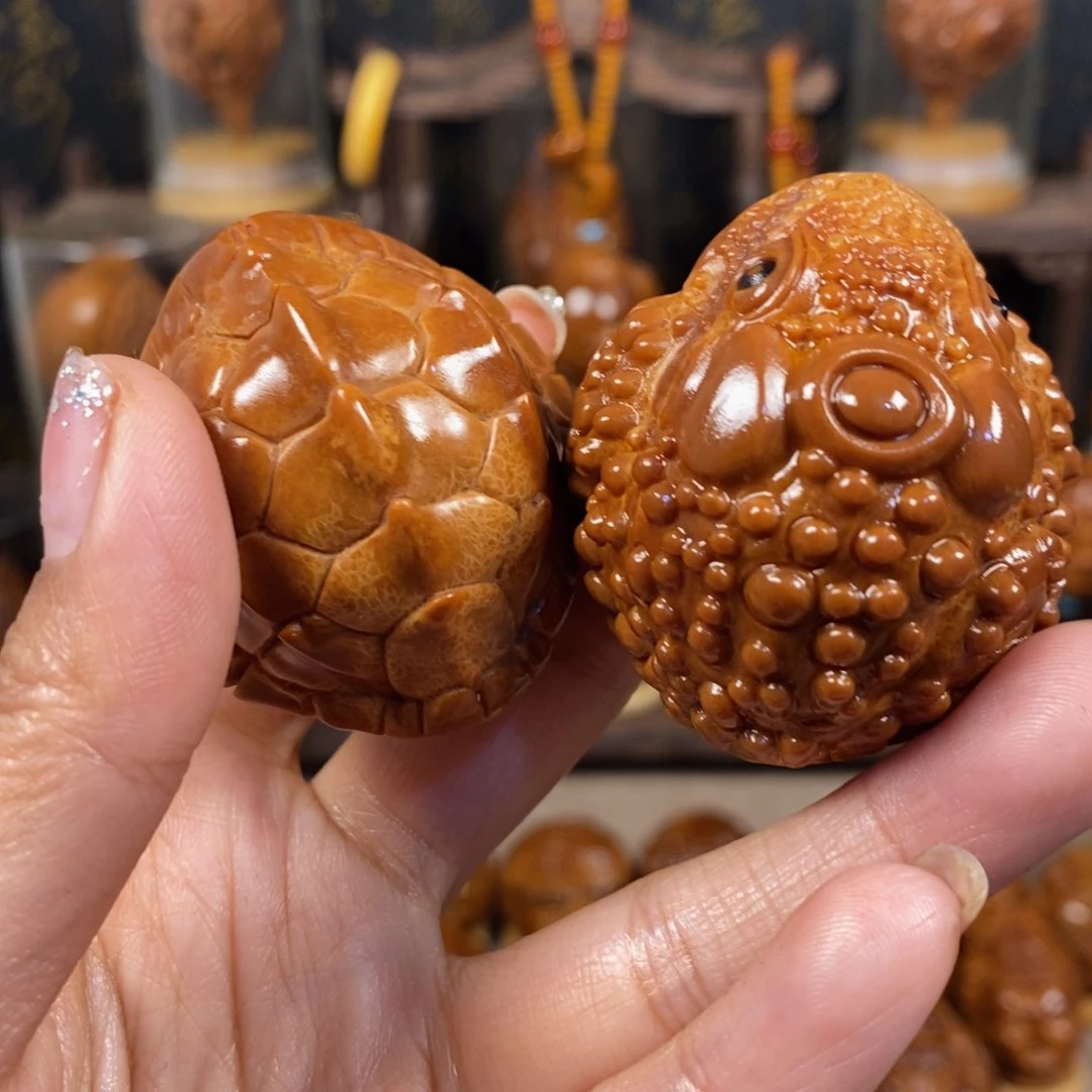 橄榄核吊坠万**意金蝉单颗富家单颗0088889