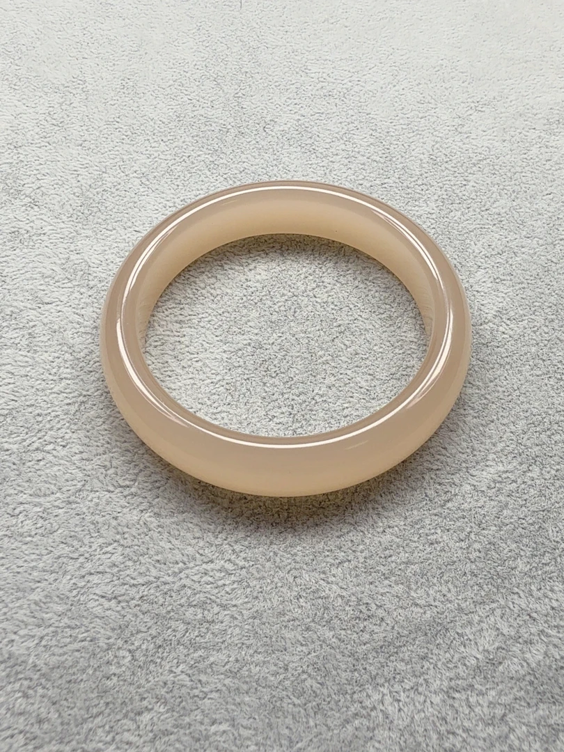 61-62圈口【冰藕粉色】平安镯 温柔款显白时尚