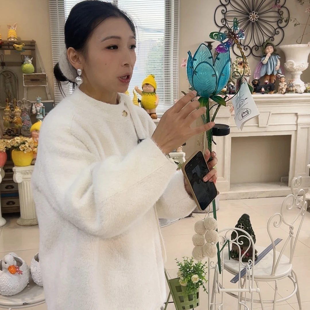 花园摆件红红火火